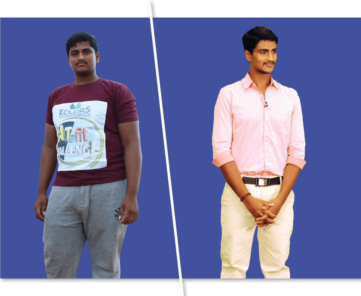 Client Badri Weight loss Kolors