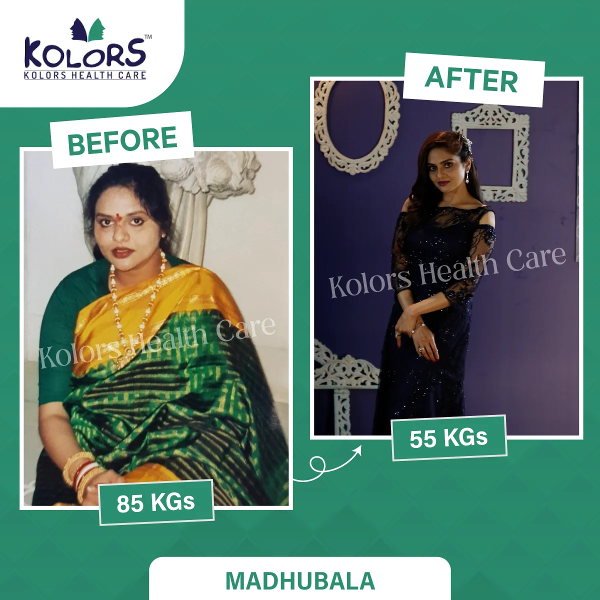 Madhubala weight loss Kolors