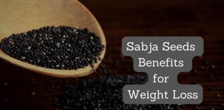Sabja Seeds Weight Loss