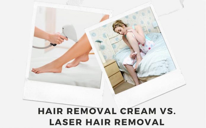 Hair Removal Cream vs. Laser Hair Removal