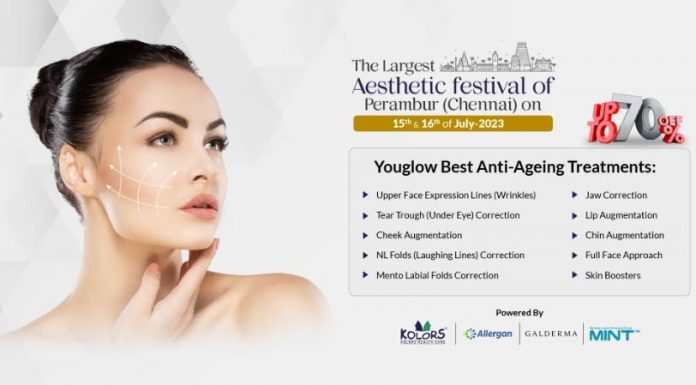 Youglow: Chennai’s Premier Youthful Aesthetic Festival! Kolors Aesthetic Festival Perambur Chennai