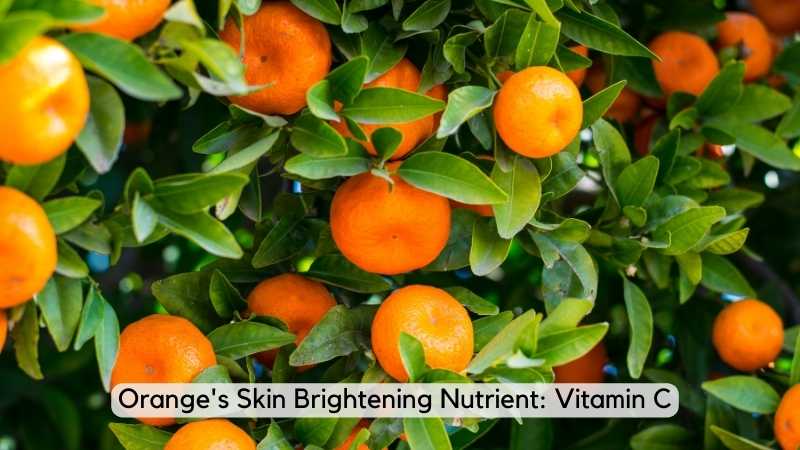 Orange Skin Whitening Food