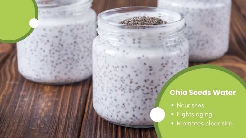 Chia Seeds Water Glowing Skin