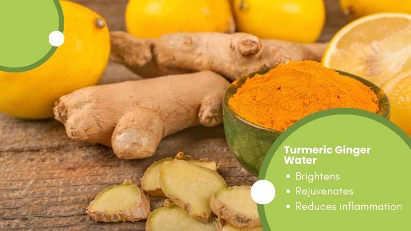 Turmeric Ginger Water Glowing Skin