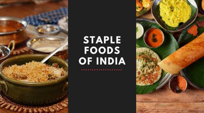 Staple Foods of India: A Diet and Gastronomy Journey