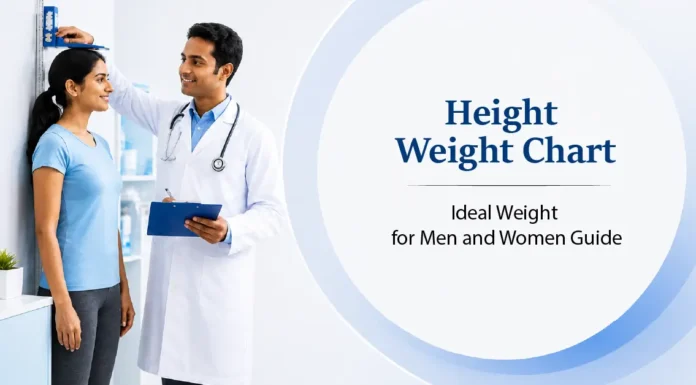 Height Weight Chart: Ideal Weight for Men and Women Guide Height Weight Chart: Ideal Weight for Men and Women Guide