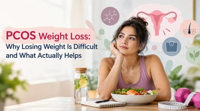 PCOS Weight Loss: Why Losing Weight Is Difficult and What Actually Helps PCOS Weight Loss: Diet, Exercise & Tips That Help | Kolors
