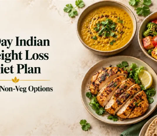 7-Day Indian Weight Loss Diet Plan: Veg & Non-Veg Options