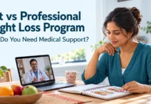 Diet vs Professional Weight Loss Program: When Do You Need Medical Support? Diet vs Professional Weight Loss Program