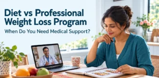 Diet vs Professional Weight Loss Program