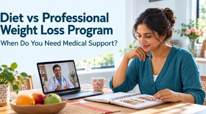 Diet vs Professional Weight Loss Program: When Do You Need Medical Support? Diet vs Professional Weight Loss Program