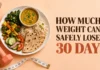 How Much Weight Can You Safely Lose in 30 Days?